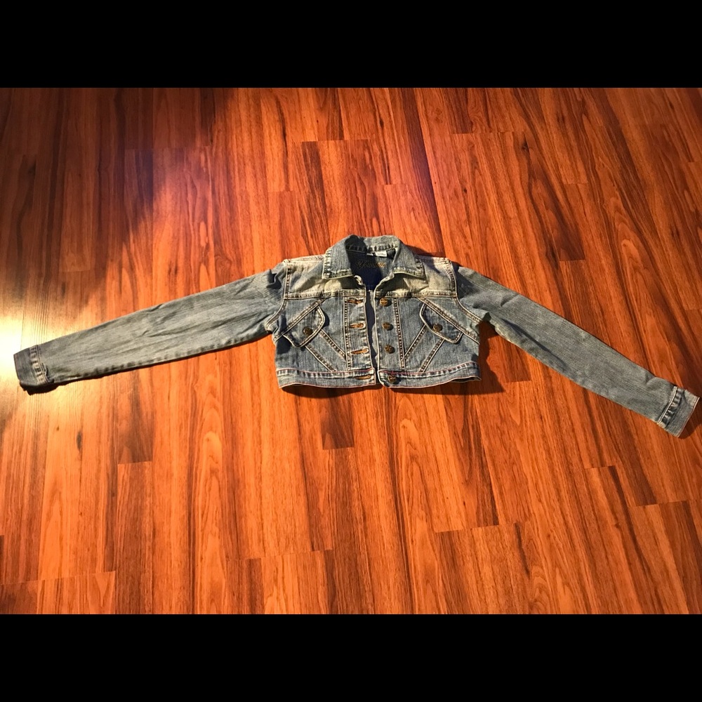 Short Denim Jacket.